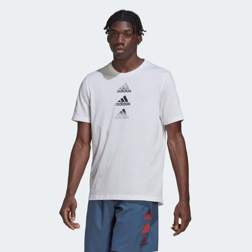 Adidas d2m logo tee online