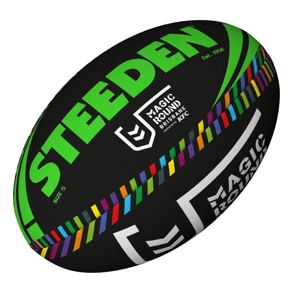 Steeden NRL Supporter Ball 11 Inch - Broncos 2023