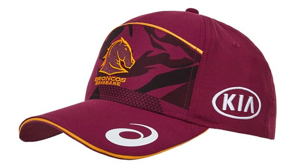 Asics NRL Broncos Training Cap – Danny Lyons Sports