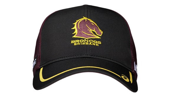 ブリズベンブロンコス　トレーニングキャップ　2025年　アシックス Asics NRL Broncos Training Cap – Danny Lyons Sports