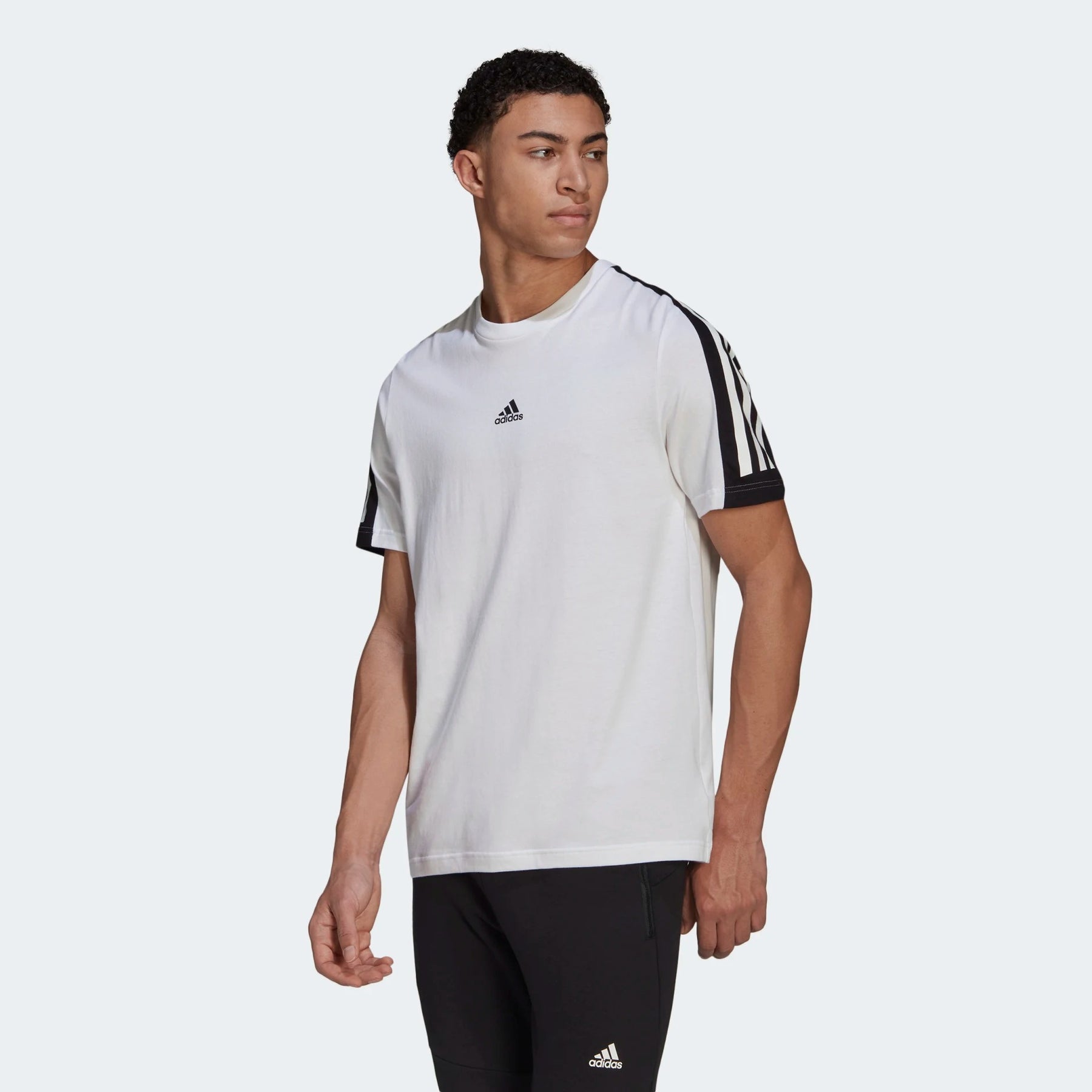 Adidas Mens FI Sports Danny Tee 3S – Lyons